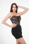The Ava Shaped Bodice Front/Back Lace Corset 1395