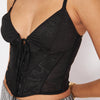 The Ebony black embossed corset 1760
